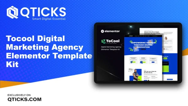Tocool – Digital Marketing Agency Elementor Template Kit