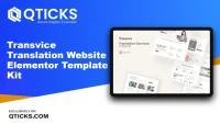 Transvice – Translation Website Elementor Template Kit