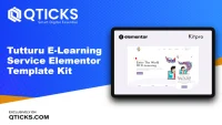 Tutturu E-Learning Service Elementor Template Kit