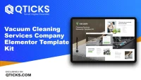 Vacuum – Cleaning Services Company Elementor Template Kit