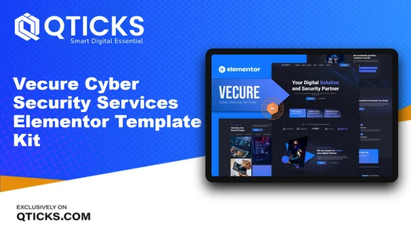 Vecure – Cyber Security Services Elementor Template Kit