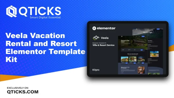 Veela – Vacation Rental and Resort Elementor Template Kit