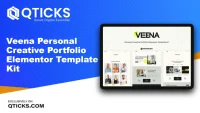 Veena – Personal Creative Portfolio Elementor Template Kit