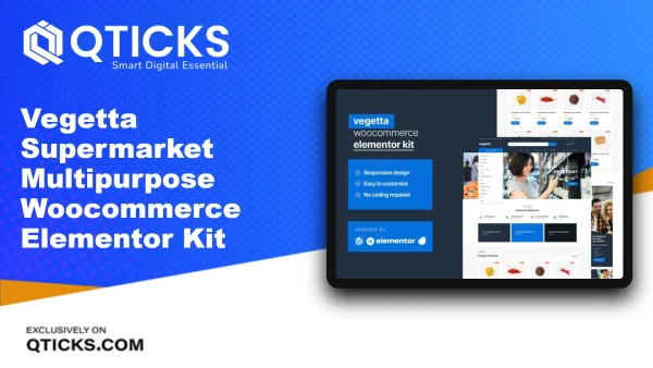 Vegetta – Supermarket Multipurpose Woocommerce Elementor Kit