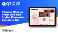 Veravio – Makeup Artist and Hair Stylist Elementor Template Kit