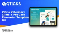 Vetrio – Veterinary Clinic & Pet Care Elementor Template Kit