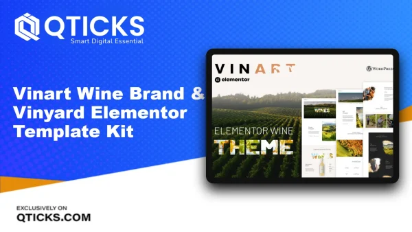 Vinart – Wine Brand & Vinyard Elementor Template Kit