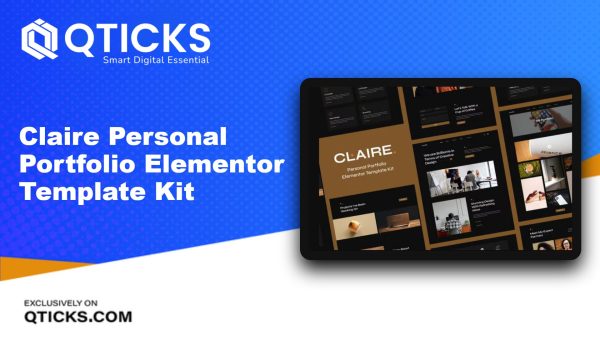 Claire – Personal Portfolio Elementor Template Kit