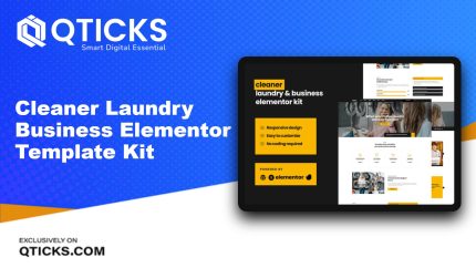 Cleaner – Laundry Business Elementor Template Kit