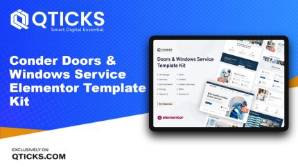 Conder – Doors & Windows Service Elementor Template Kit