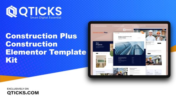 Construction Plus – Construction Elementor Template Kit