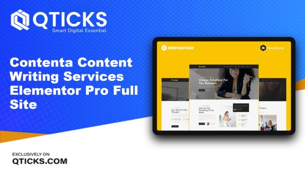 Contenta – Content Writing Services Elementor Pro Full Site