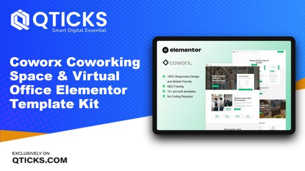 Coworx – Coworking Space & Virtual Office Elementor Template Kit