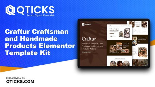 Craftur – Craftsman and Handmade Products Elementor Template Kit