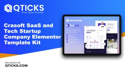Crasoft – SaaS and Tech Startup Company Elementor Template Kit