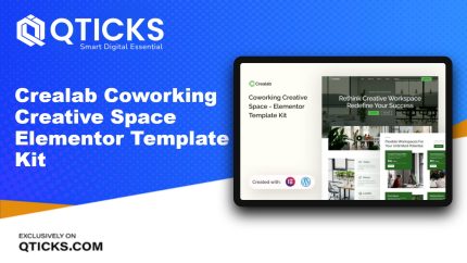 Crealab – Coworking Creative Space Elementor Template Kit