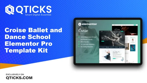Croise – Ballet and Dance School Elementor Pro Template Kit