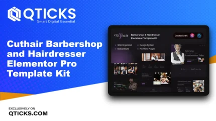 Cuthair – Barbershop and Hairdresser Elementor Pro Template Kit