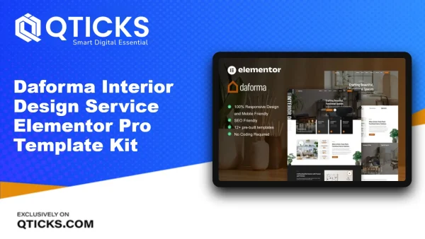 Daforma – Interior Design Service Elementor Pro Template Kit