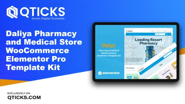 Daliya – Pharmacy and Medical Store WooCommerce Elementor Pro Template Kit