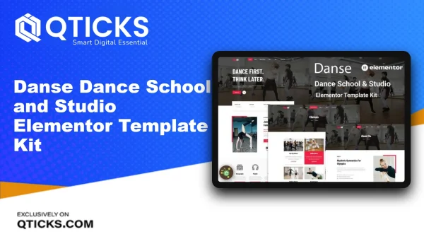 Danse – Dance School and Studio Elementor Template Kit
