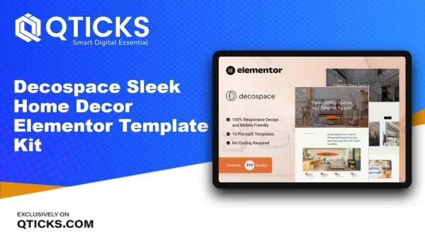 Decospace – Sleek Home Decor Elementor Template Kit