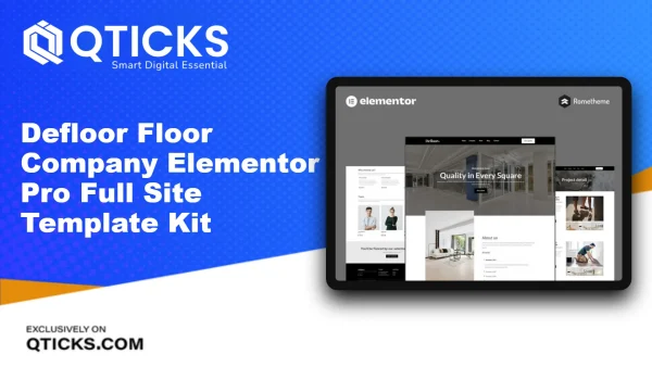 Defloor – Floor Company Elementor Pro Full Site Template Kit