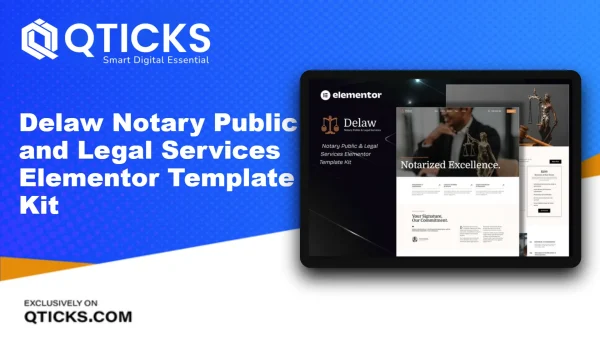 Delaw – Notary Public and Legal Services Elementor Template Kit