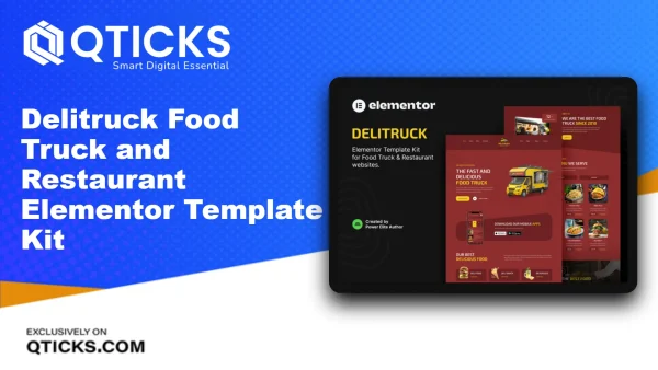 Delitruck – Food Truck and Restaurant Elementor Template Kit