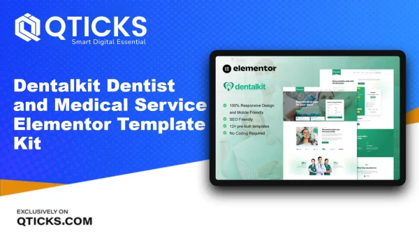 Dentalkit – Dentist and Medical Service Elementor Template Kit