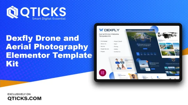 Dexfly | Drone and Aerial Photography Elementor Template Kit