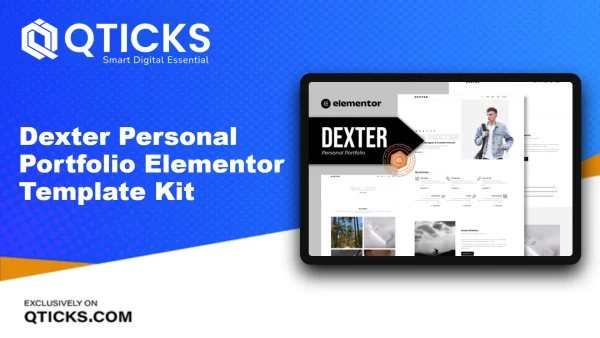 Dexter – Personal Portfolio Elementor Template Kit