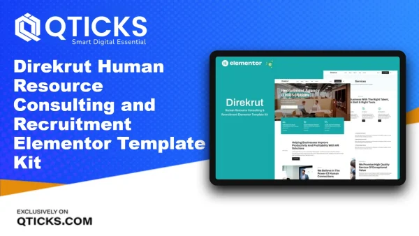 Direkrut – Human Resource Consulting and Recruitment Elementor Template Kit