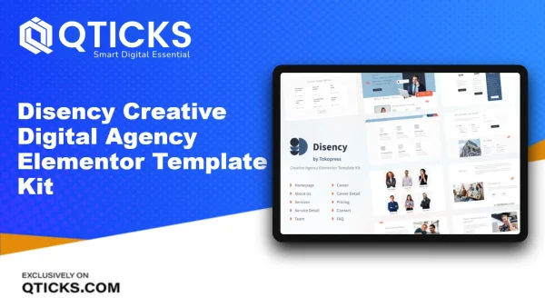 Disency | Creative Digital Agency Elementor Template Kit