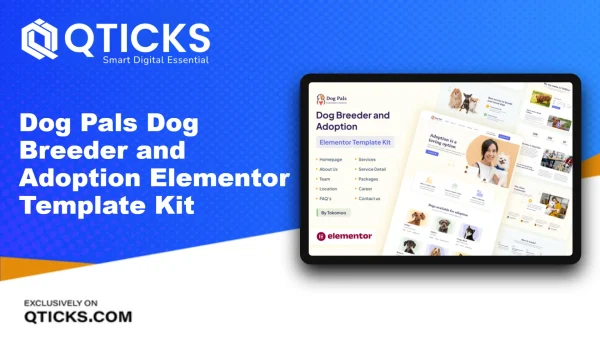Dog Pals – Dog Breeder and Adoption Elementor Template Kit