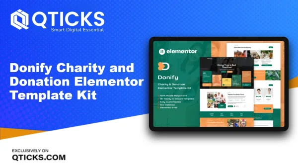 Donify – Charity and Donation Elementor Template Kit