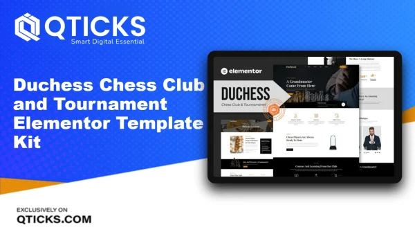Duchess – Chess Club and Tournament Elementor Template Kit
