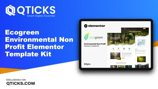 Ecogreen – Environmental Non Profit Elementor Template Kit
