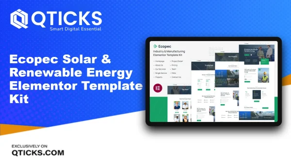 Ecopec | Solar & Renewable Energy Elementor Template Kit