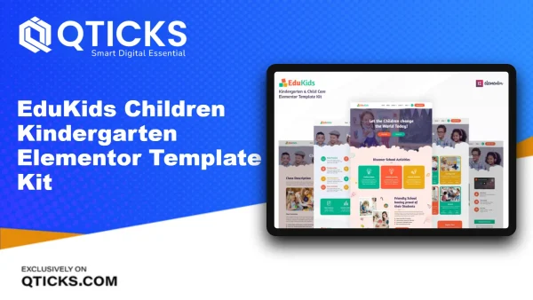 EduKids – Children Kindergarten Elementor Template Kit