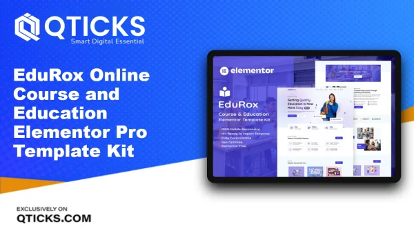 EduRox – Online Course and Education Elementor Pro Template Kit