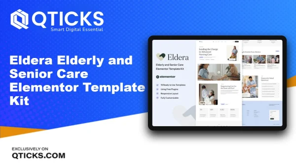 Eldera – Elderly and Senior Care Elementor Template Kit