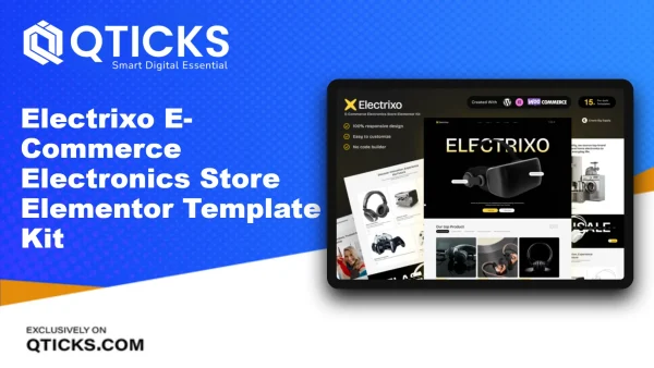 Electrixo – E-Commerce Electronics Store Elementor Template Kit