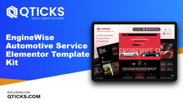 EngineWise – Automotive Service Elementor Template Kit