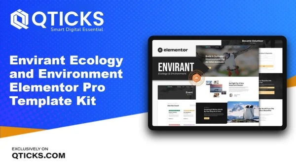 Envirant – Ecology and Environment Elementor Pro Template Kit