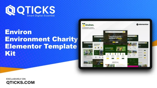 Environ – Environment Charity Elementor Template Kit
