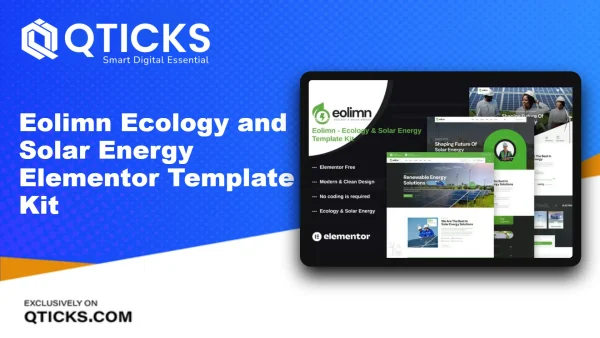 Eolimn – Ecology and Solar Energy Elementor Template Kit