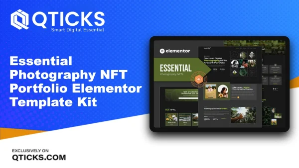 Essential – Photography NFT Portfolio Elementor Template Kit